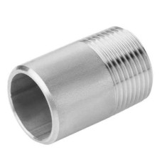 Ниппель двойной нержавеющий AISI 316 21,3 ДУ 15